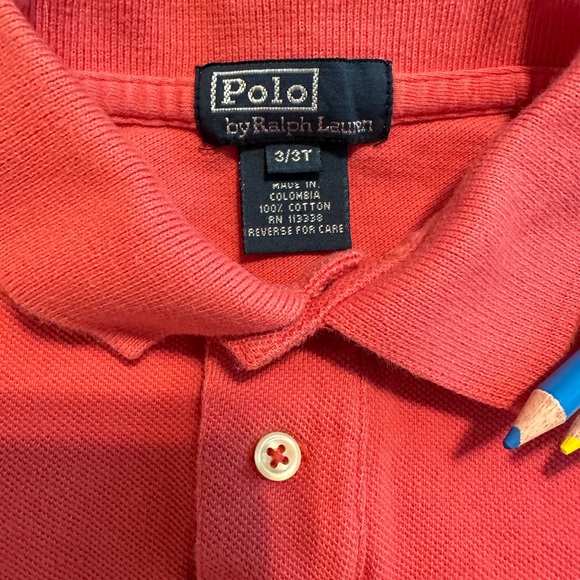 Polo by Ralph Lauren boys in salmon color - Picture 2 of 3